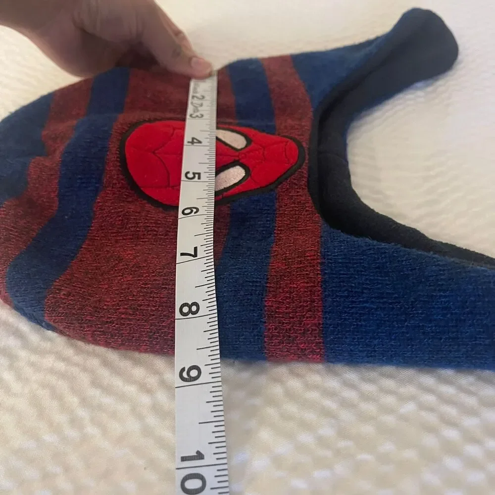 Marvel Spider-Man Kid boys' Winter Snow Warm knitted beanie hat ear flaps Cap
